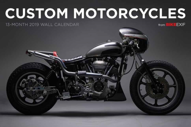 Custom Motorcycle Bike EXIF Calendar 2019