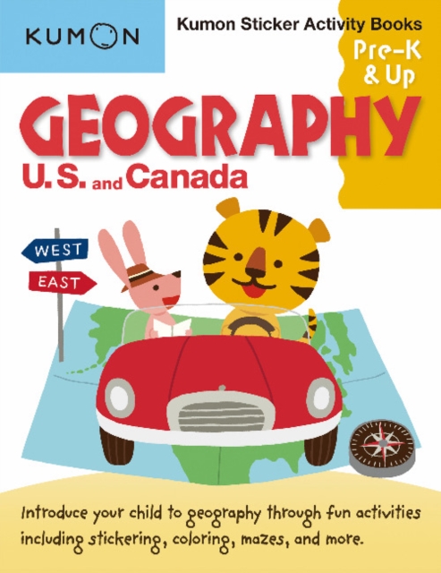 Geography Sticker Activity Book: US and Canada