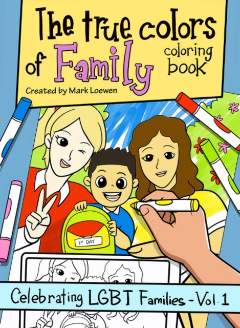 True Colors of Family Coloring Book