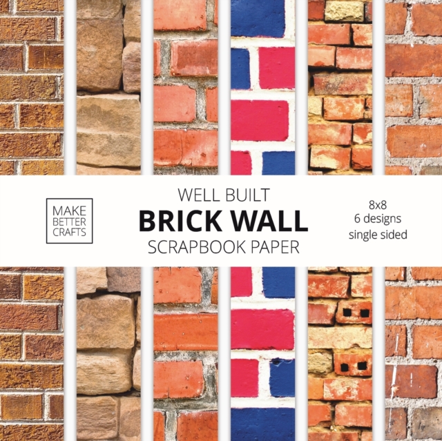 Well Built Brick Wall Scrapbook Paper