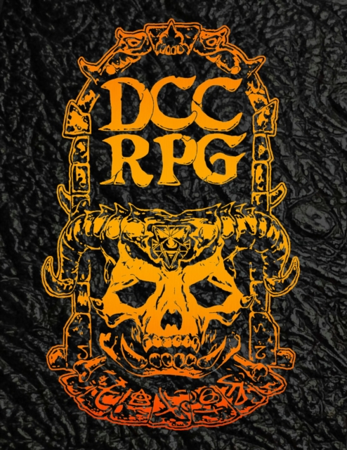 Dungeon Crawl Classics Core Rulebook—Demon Skull Monster Hide Edition