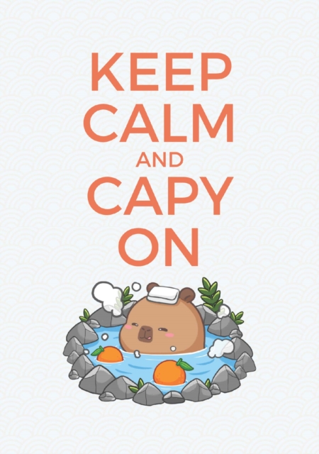 Teal Onsen Capybara Notebook
