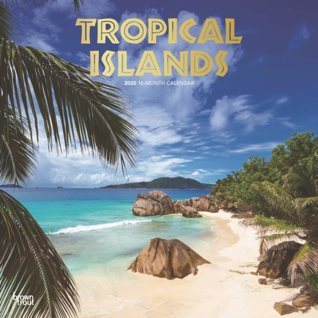 Tropical Islands 2020 Square Wall Calendar