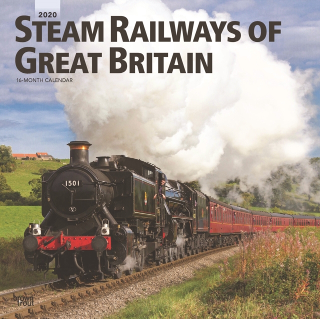 Steam Railways of Great Britain 2020 Square Wall Calendar