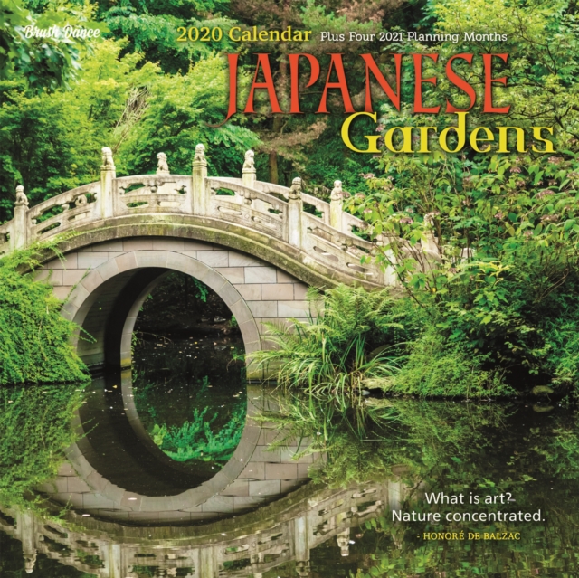 Japanese Gardens  2020 Square Wall Calendar