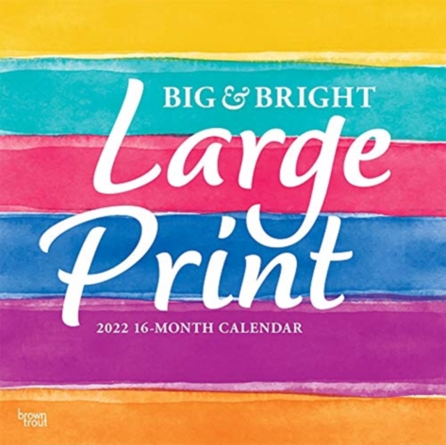 BIG BRIGHT LARGE PRINT 2022 SQUARE