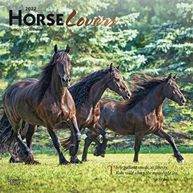 HORSE LOVERS 2022 SQUARE FOIL