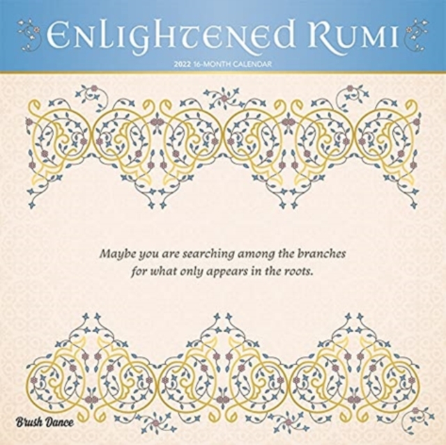 ENLIGHTENED RUMI 2022 SQUARE BRUSH DANCE