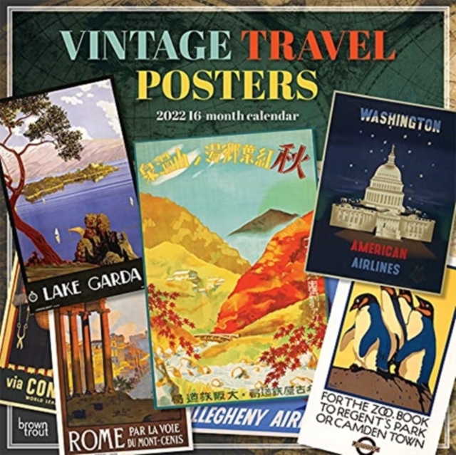 VINTAGE TRAVEL POSTERS 2022 SQUARE