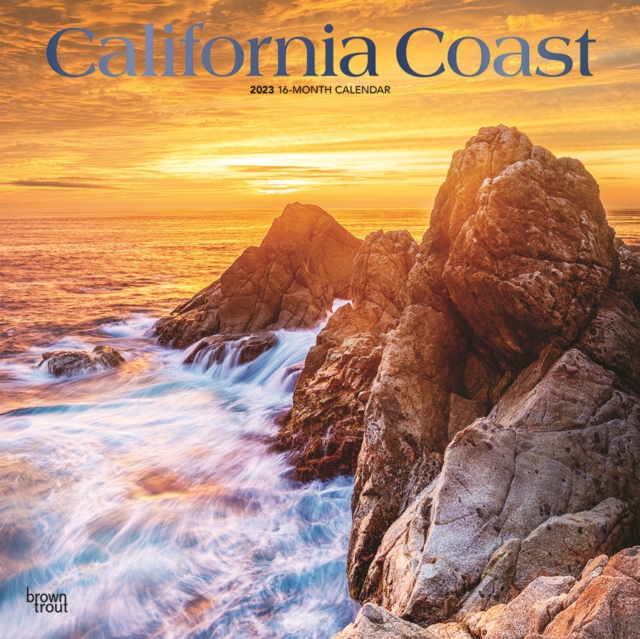 California Coast 2023 Square Foil Calendar