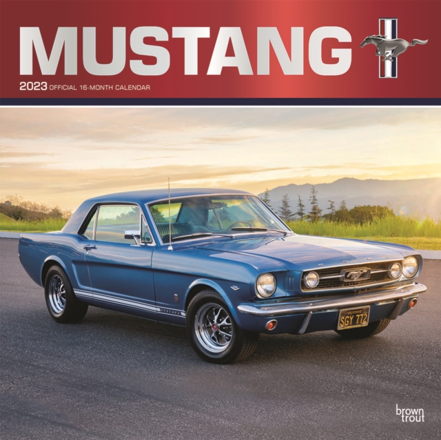 Mustang 2023 Square Foil Calendar