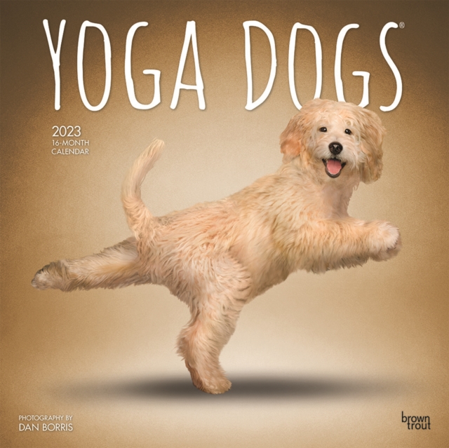 Yoga Dogs 2023 Square Calendar