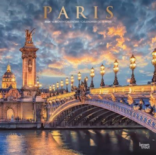 PARIS 2024 SQUARE ENGLISH FRENCH FOIL