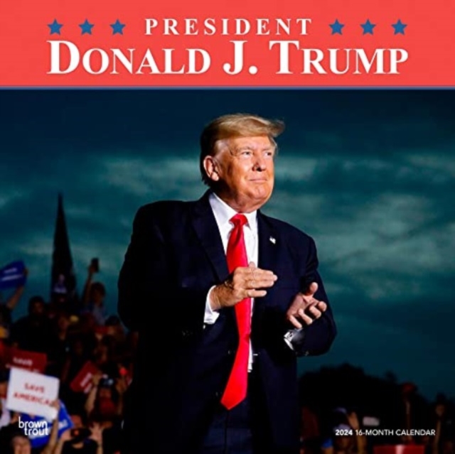 PRESIDENT DONALD J TRUMP 2024 SQUARE