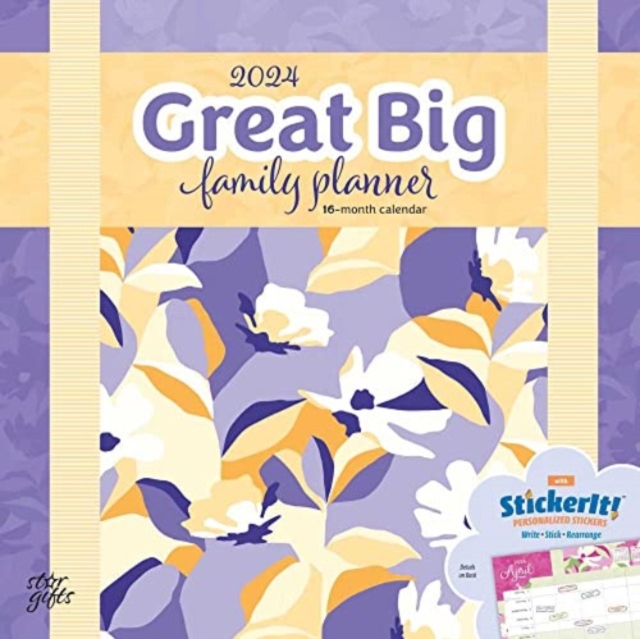 GREAT BIG FAMILY PLANNER 2024 SQUARE MAT