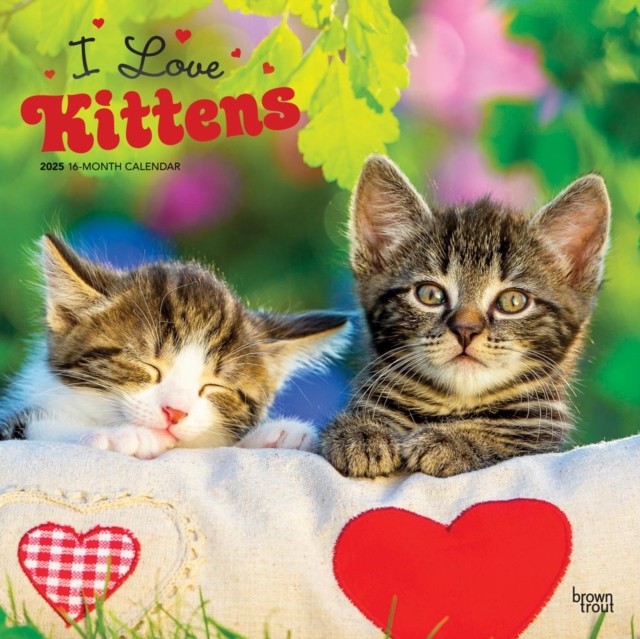 Kittens I Love 2025 Square Wrap
