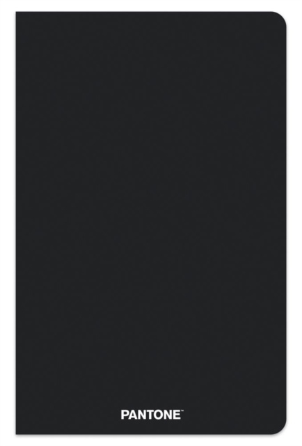 Pantone Official Black 5.25 X 8.25 Inch Lined Compact Journal Non-Dated