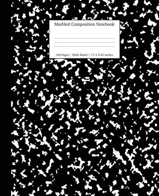 Marbled Composition Notebook