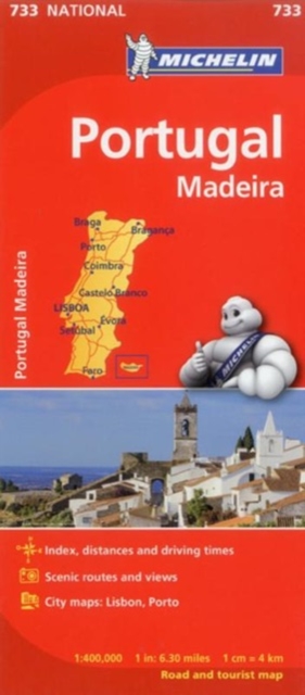 Portugal & Madeira - Michelin National Map 733