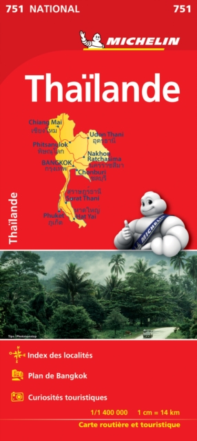 Thailand - Michelin National Map 751