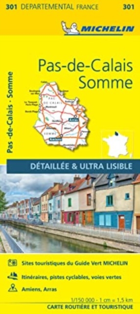 Pas-de-Calais, Somme - Michelin Local Map 301