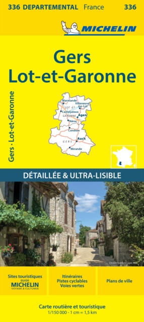 Gers  Lot-et-Garonne - Michelin Local Map 336