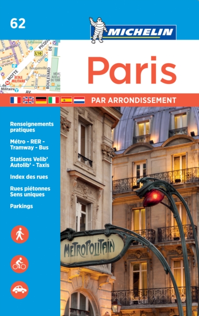 Paris par arrondissement - Michelin City Plan 062