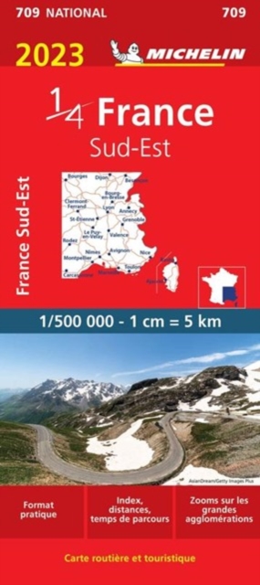 Southeastern France 2023 - Michelin National Map 709