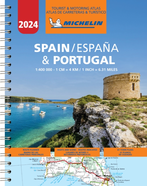 Spain & Portugal 2024 - Tourist and Motoring Atlas (A4-Spiral)