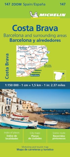 Barcelona y Alrededores Costa Brava - Zoom Map 147