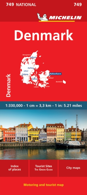 Denmark - Michelin National Map 749