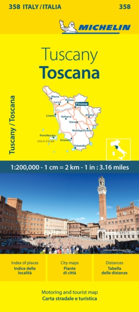 Toscana - Michelin Local Map 358