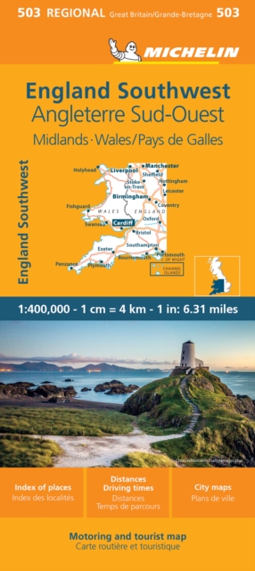 Wales - Michelin Regional Map 503