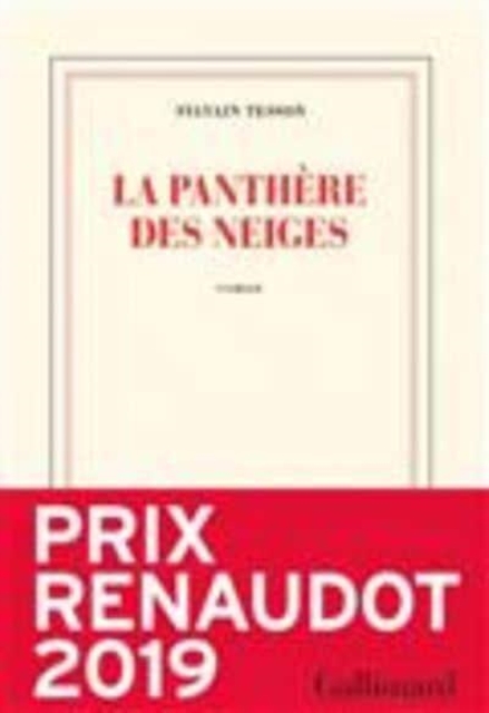 La panthere des neiges (Prix Renaudot 2019)