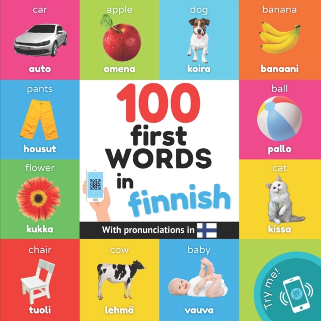 100 first words in finnish