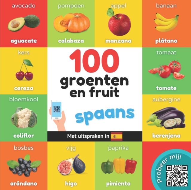 100 groenten en fruit in spaans