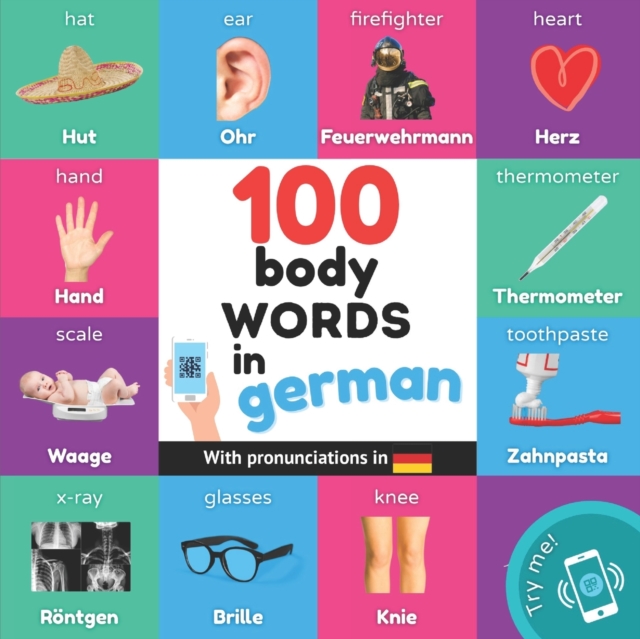 100 body words in german