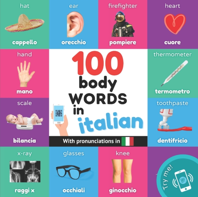 100 body words in italian