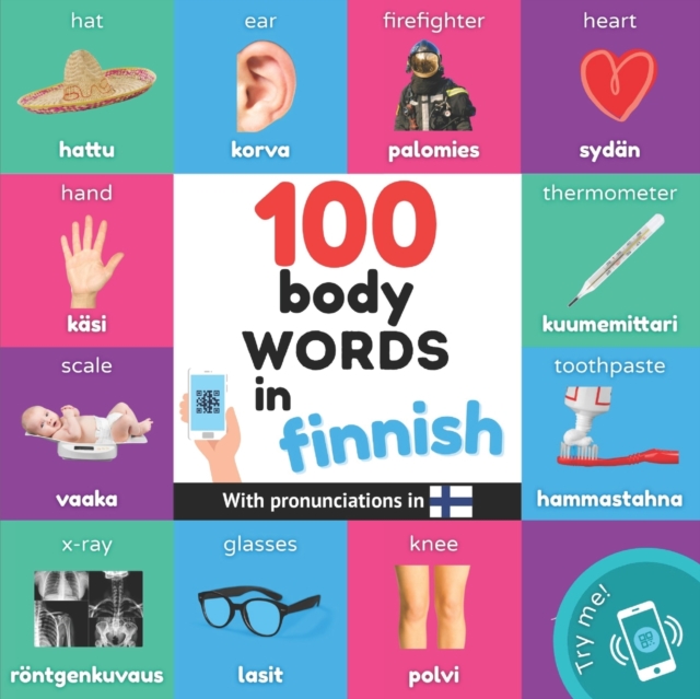 100 body words in finnish