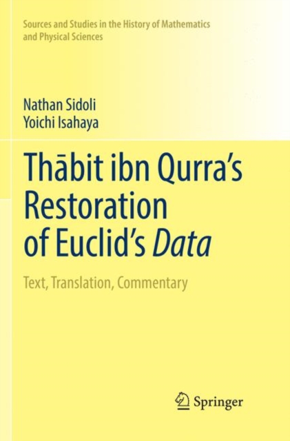 Thabit ibn Qurra's Restoration of Euclid's Data