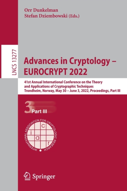Advances in Cryptology - EUROCRYPT 2022