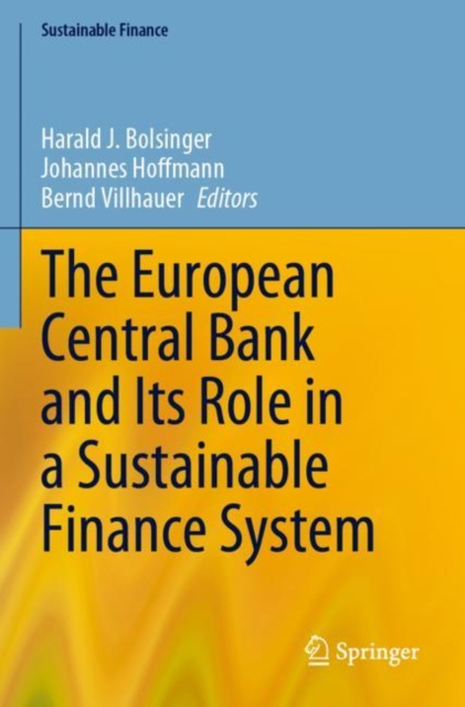 European Central Bank and Its Role in a Sustainable Finance System