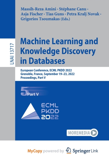 Machine Learning and Knowledge Discovery in Databases