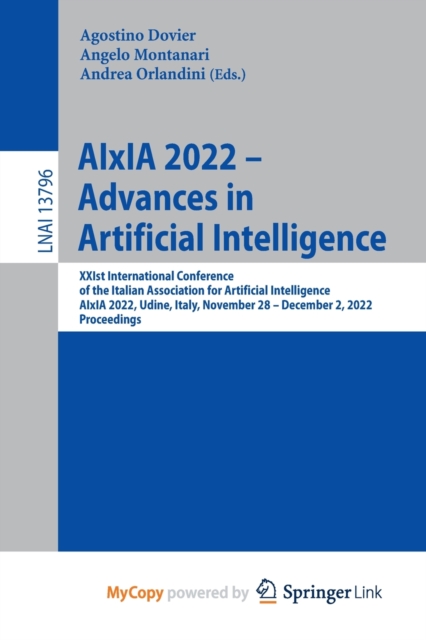 AIxIA 2022 - Advances in Artificial Intelligence