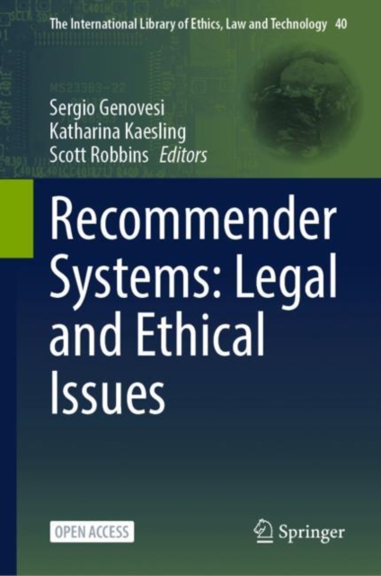 Recommender Systems: Legal and Ethical Issues