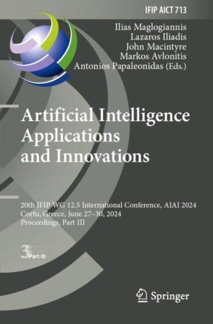 Artificial Intelligence Applications and Innovations