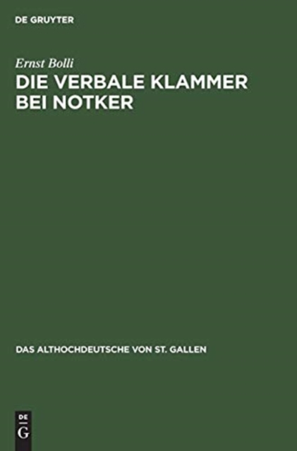 Die verbale Klammer bei Notker