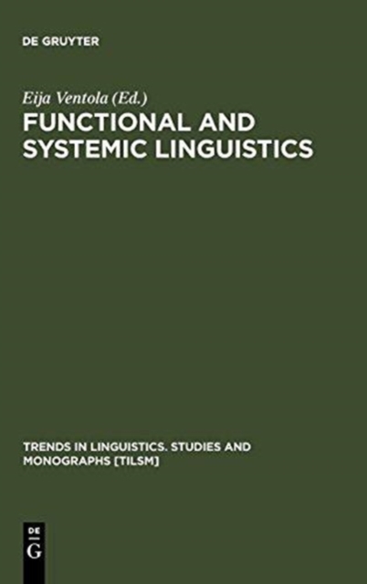 Functional and Systemic Linguistics