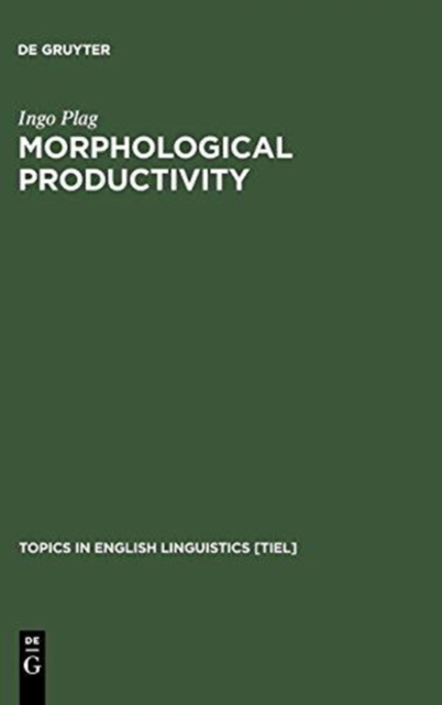 Morphological Productivity