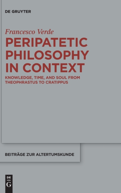 Peripatetic Philosophy in Context